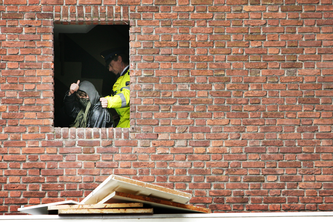 2009 | Breda/ Nederland | Een kraakpand aan de Ignatiusstraat wordt ontruimd