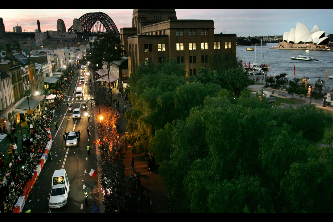 2008 | Sydney/ Australie | Paus Bendictus XVI arriveert in Sydney voor de Wereld Jongeren Dagen