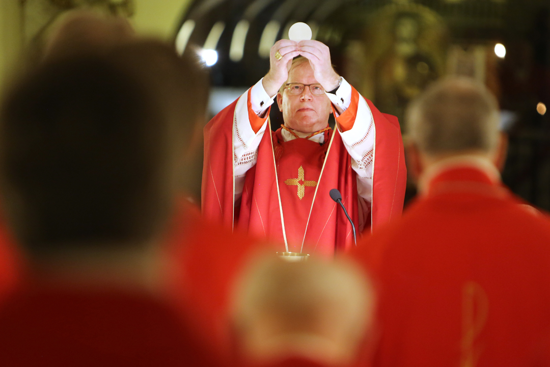 2013 | Vaticaanstad/ Italie | Kardinaal Eijk tijdens de consecratie bij de eucharistieviering in de crypte van de Sint Pieter